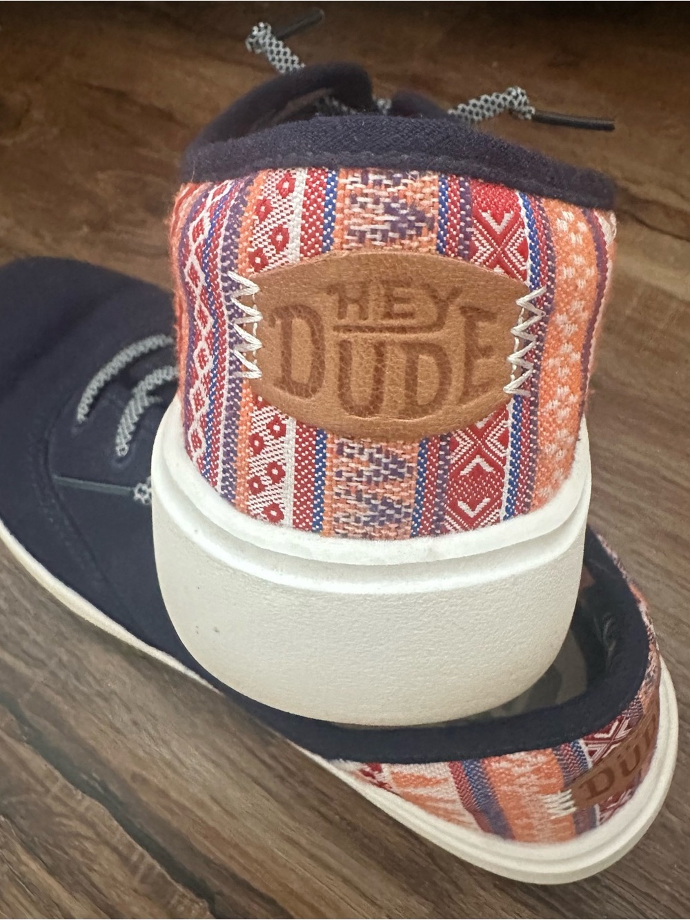 Hey Dude Women's Conway Craft Linen Casual Sneakers Sz 7